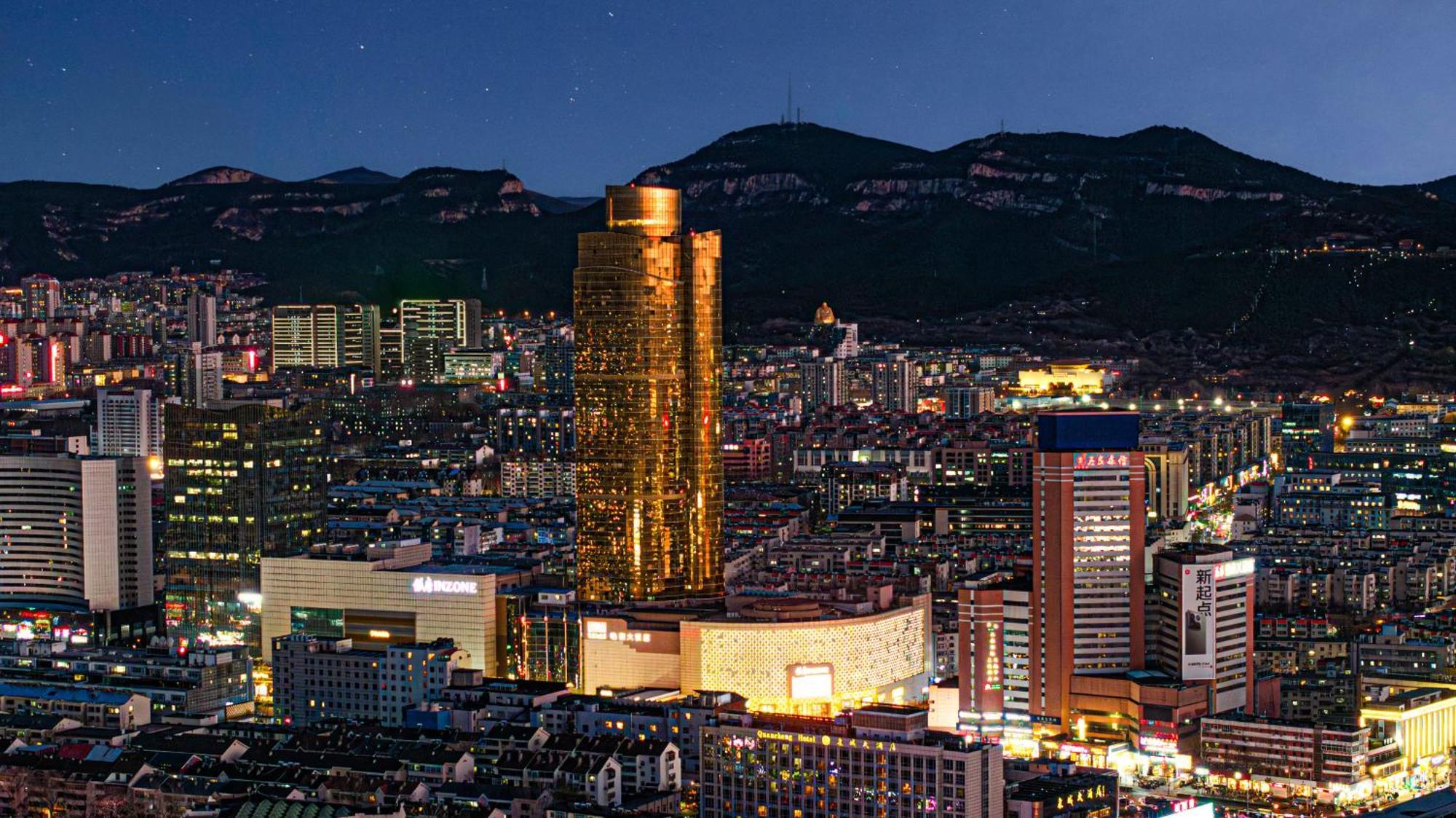 Enlux Hotel Jinan Exterior foto