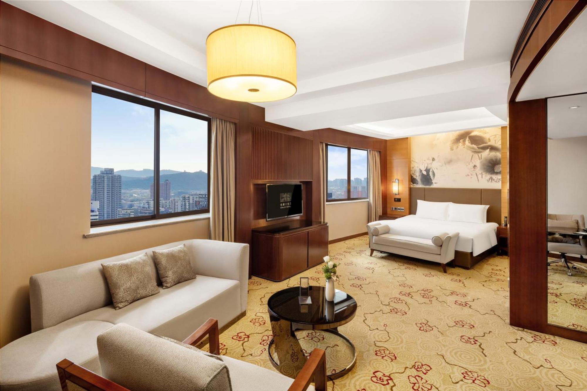 Enlux Hotel Jinan Exterior foto